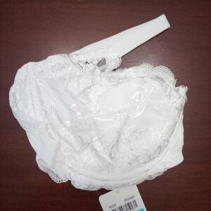 Elegant White Lace Bra